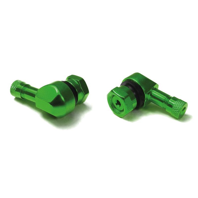 Valve Coudée Alu Vert